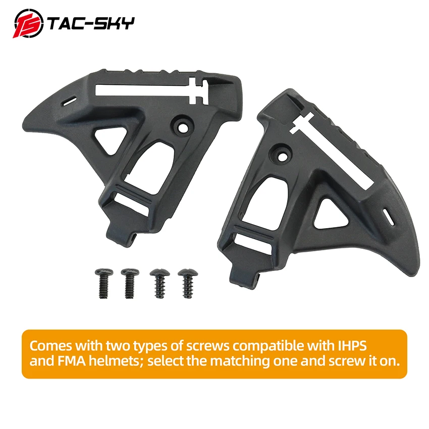 TS TAC-SKY Tactical Helmet Rail Adapter Side Rail Replacement Kit, Compatible with IHPS Airsoft Helmets