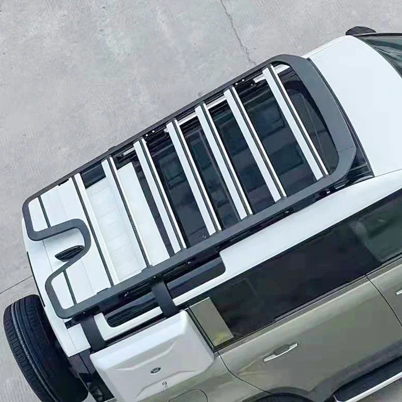 New Arrival Lightweight Aluminum Car Roof Luggage Carrier Basket Roof Rack for Land Rover Defender 2020