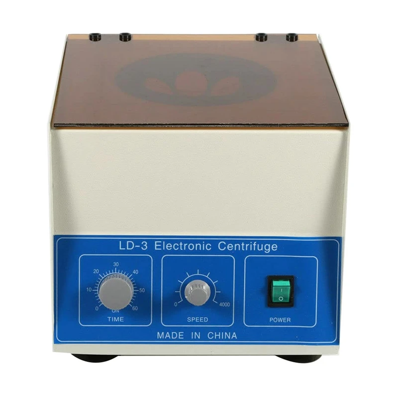 LD-3 4000Rpm Electric Benchtop Centrifuge,Lab Benchtop Centrifuge Machine Capacity, Lab Practice Machine 6X50ml US Plug