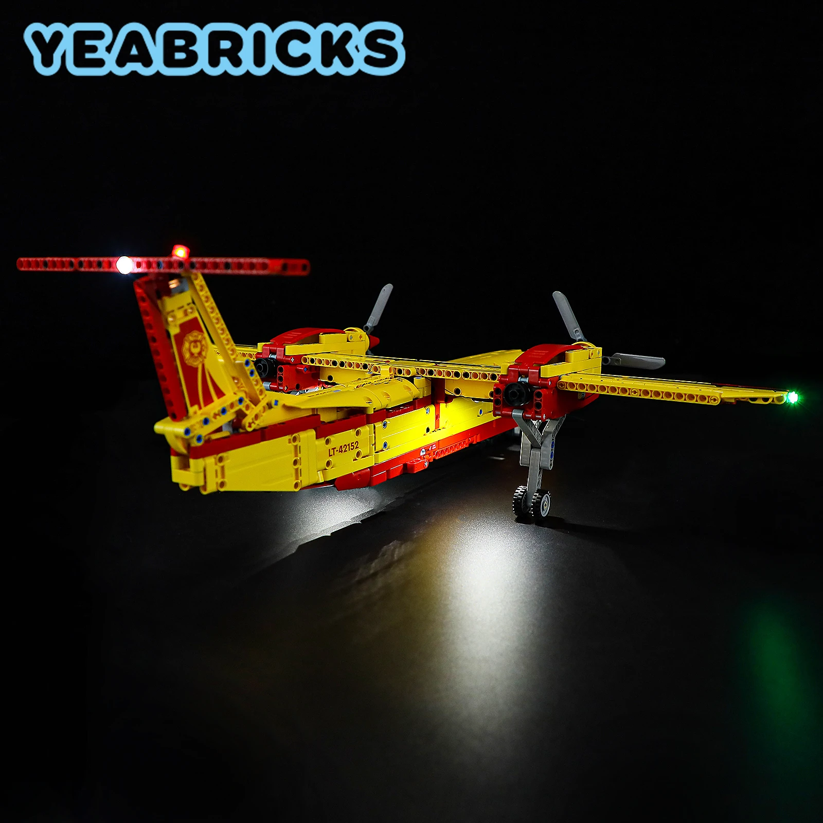 YEABRICKS LED Light Kit for 42152 Firefighter Aircraft Building Blocks Set (NO Model) Bricks Toys for Children