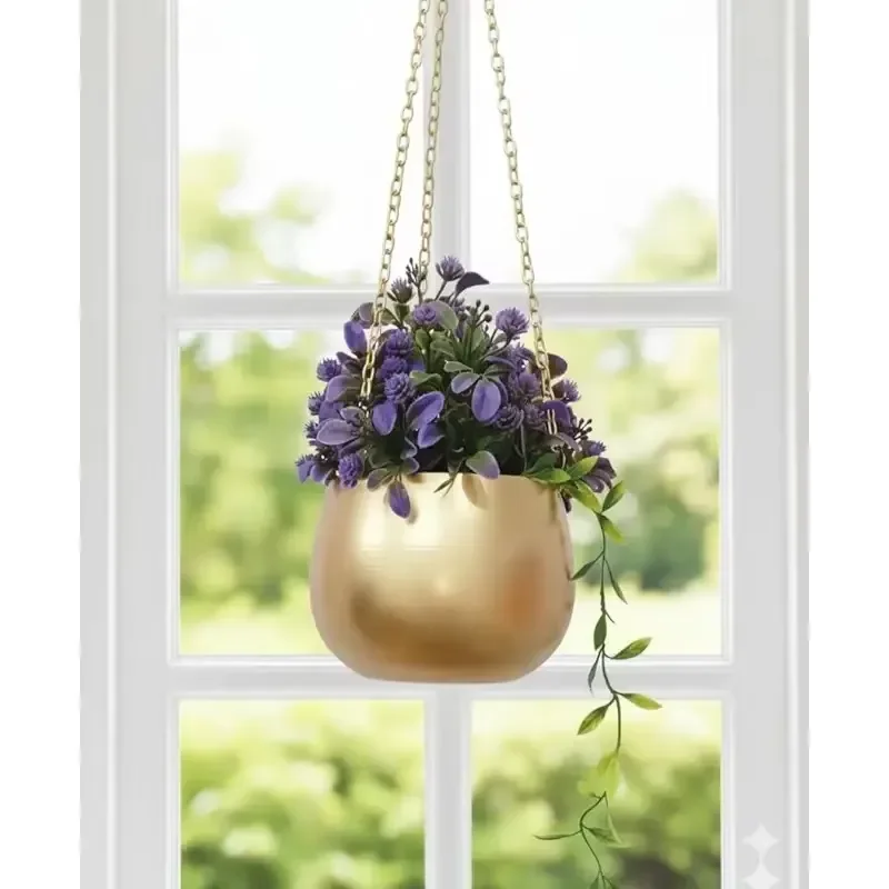 for Boho Hanging Planter Macrame Plant Holder Indoor Outdoor Flower Pot Basket Decorative Home Garden Balcony Hanger