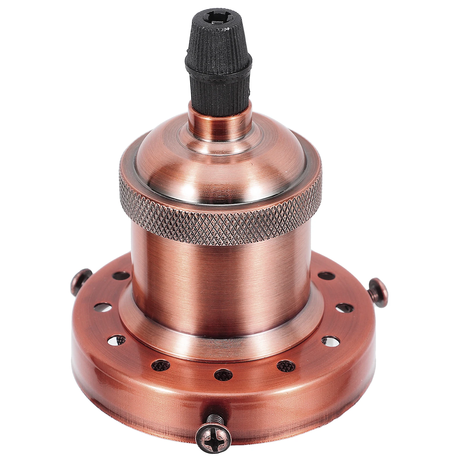 

Vintage Aluminum Lamp Socket Ceiling Light Holder Hanging E27 Bulb Socket Durable Rustproof Replacement Light Fixture Parts For