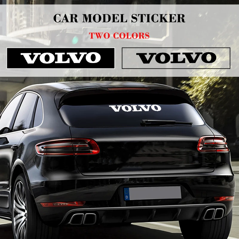 Car Letter Stickers Windshield Body Decals Reflective Car Accessories Waterproof Viny For Volvo XC60 S60 V40 V60 S90 XC90 C30