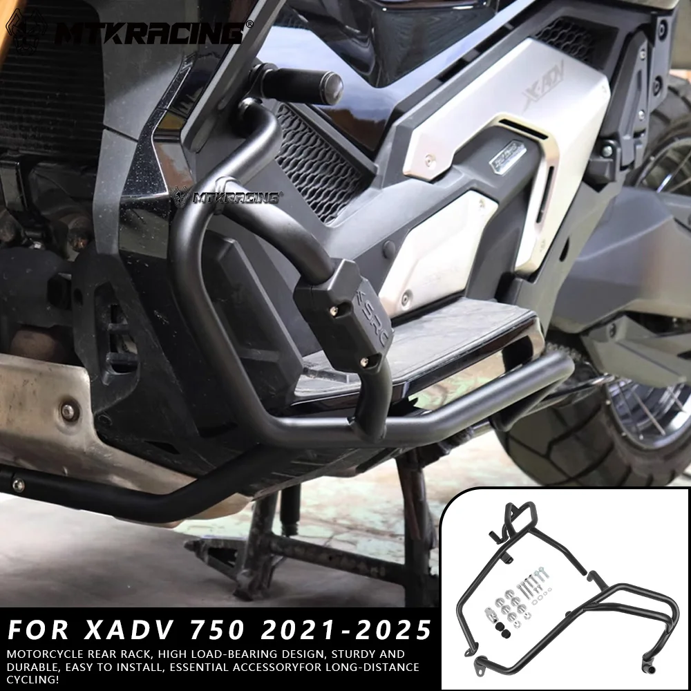 

MTKRACING for HONDA XADV 750 2021-2025 Motorcycle Highway Engine Guard Crash Bar Fairing Bumper Frame Protector Bars Fit