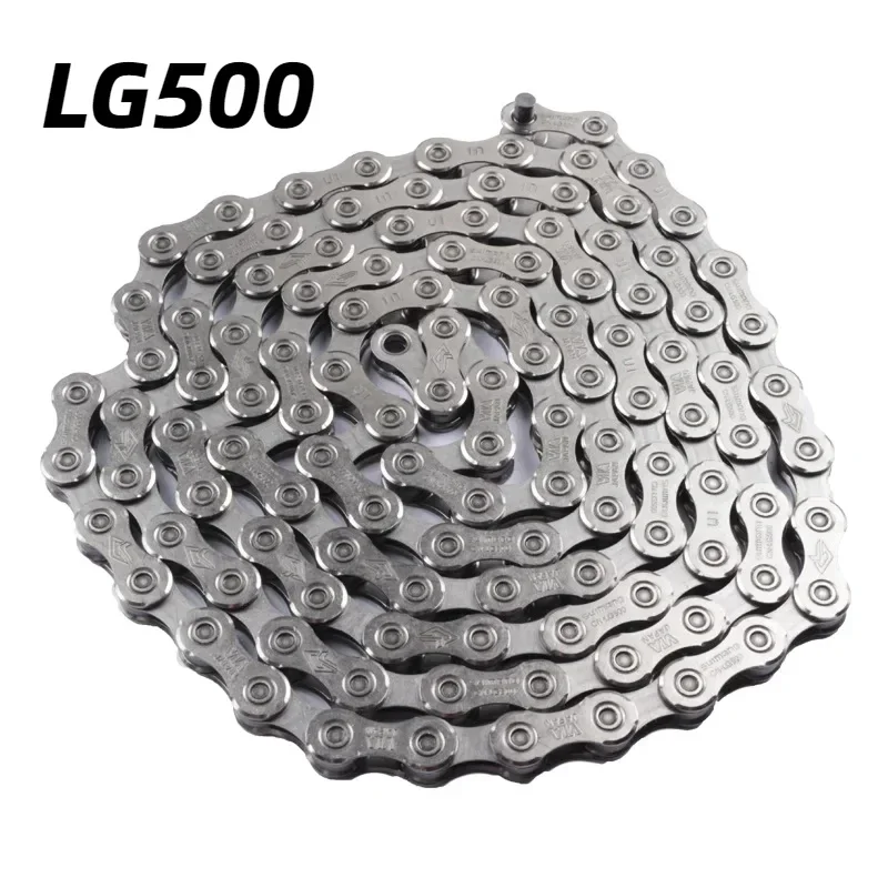 SHIMANO CUES CN-LG500 9/10/11 Speed 116L 122L 124L Bicycle Chain LINKGLIDE HYPERGLIDE for MTB Bike Original Bicycle Parts