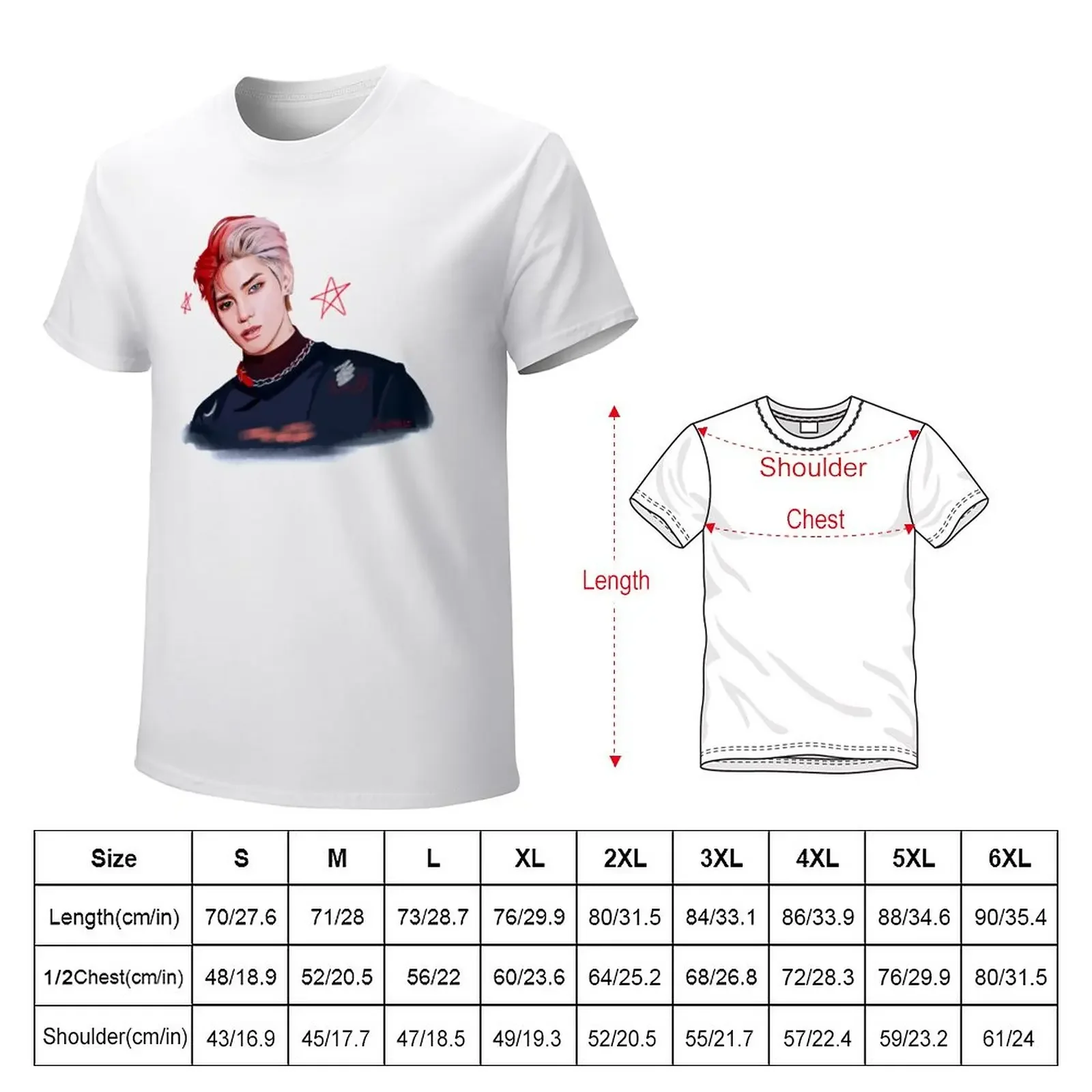 Todoroki Taeyong T-Shirt quick-drying anime clothes summer top mens vintage t shirts