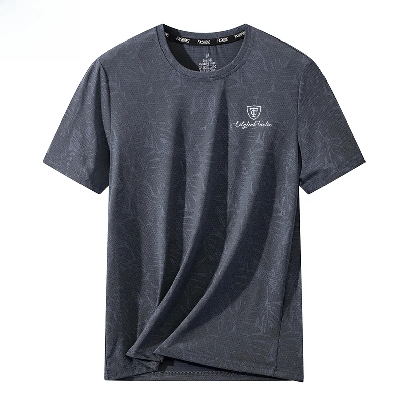 

Lincoln Men's ort Sve T-irt Running Outdoor Leisure Thin Me Qui Dry Hanfu Sle Breathable Polyester Fiber