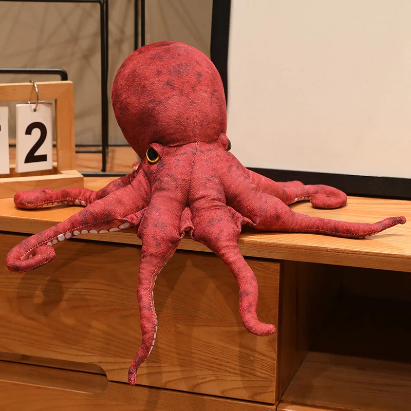

Kawaii Realistic Octopus Plush Toy 2 Sizes Sea Animal Stuffed Doll Perfect for Ocean Fans ， Home Decor and gifts.