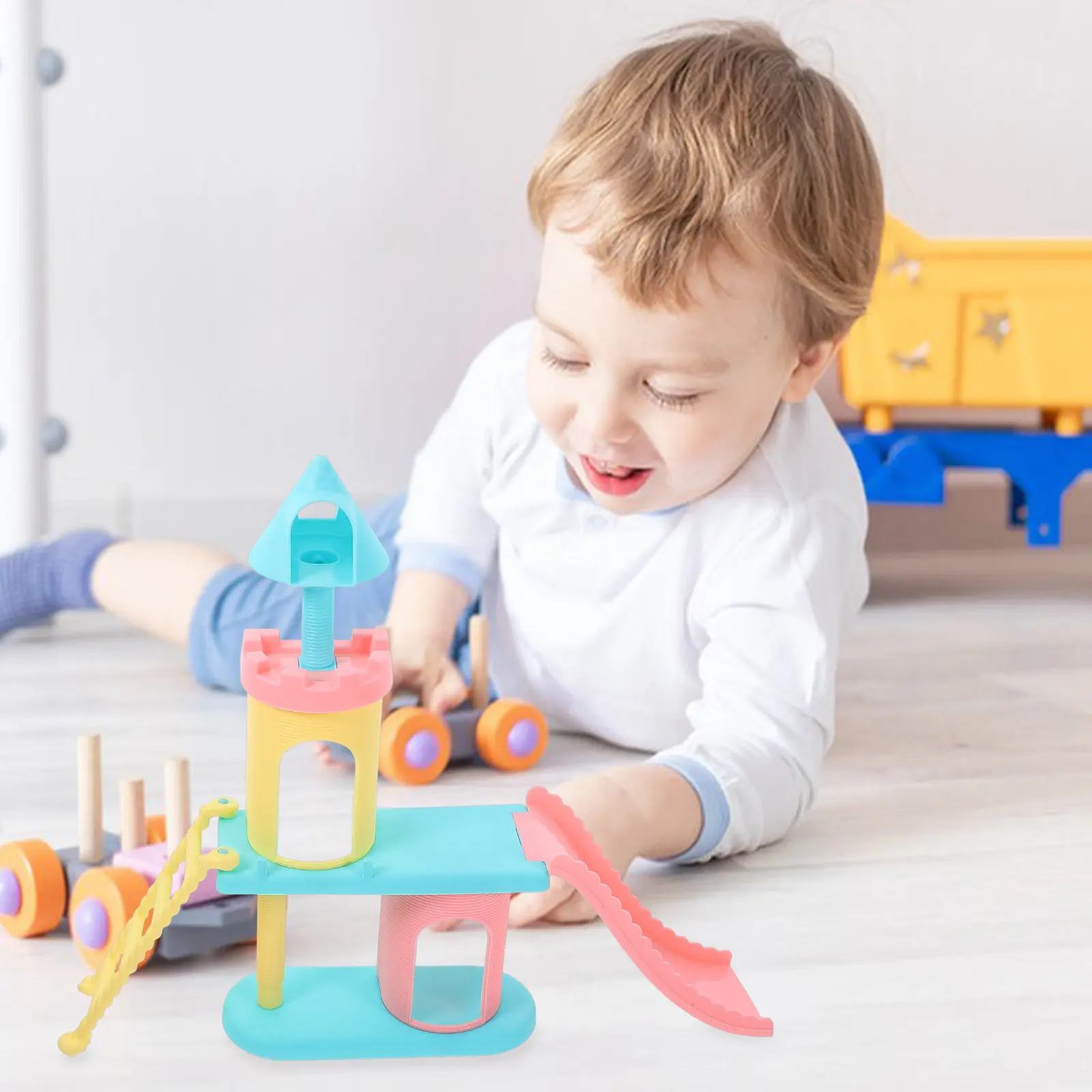 Mini Playground Outdoor Playset Exquisite Dollhouse Accessory Small Slide Ornament Home Decoration Sand Table Layout