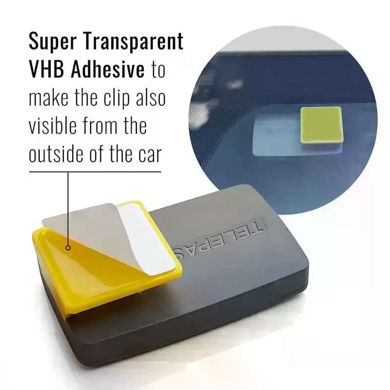 

Электронный держатель для проездного пропуска на лобовое стекло, съемный зажим для автомобильного электронного проездного, подходит для мужчин и женщин