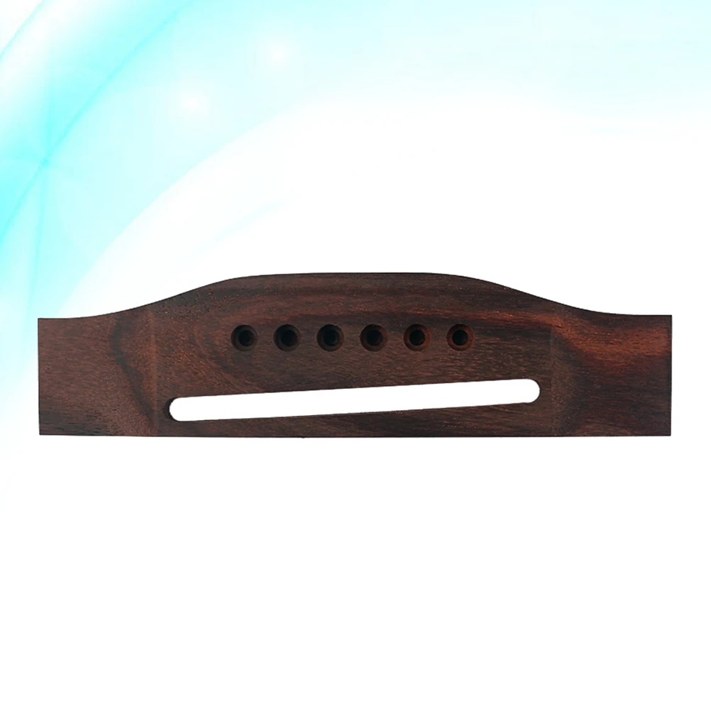 

6 -String Piano Bridge Rosewood Guitar Bass Classical Acoustic Parts Wooden Saddle Replacement Folk