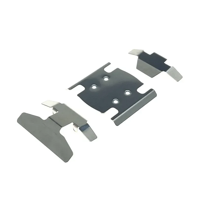 Fit For MJX 1/18 H18P RC Car Parts Metal Upgrade 304 Stainless Steel Mirror Surface Chassis Armor
