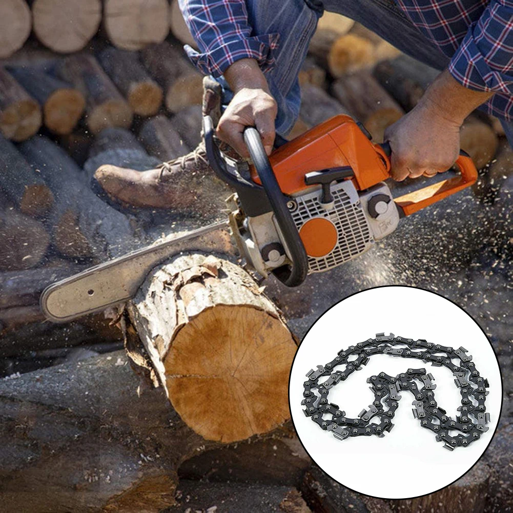 8 Inch Kettingzaag Ketting 3/8LP Pitch 33DL 33 Links 0.050 Gaude Saw Chain Vervanging Link Voor Tuingereedschap hout Cutter Accessoires
