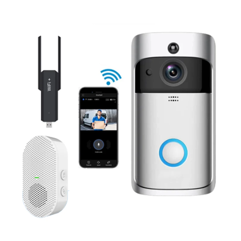 

App control wireless video doorbell smart wifi doorbell waterproof wireless doorbell