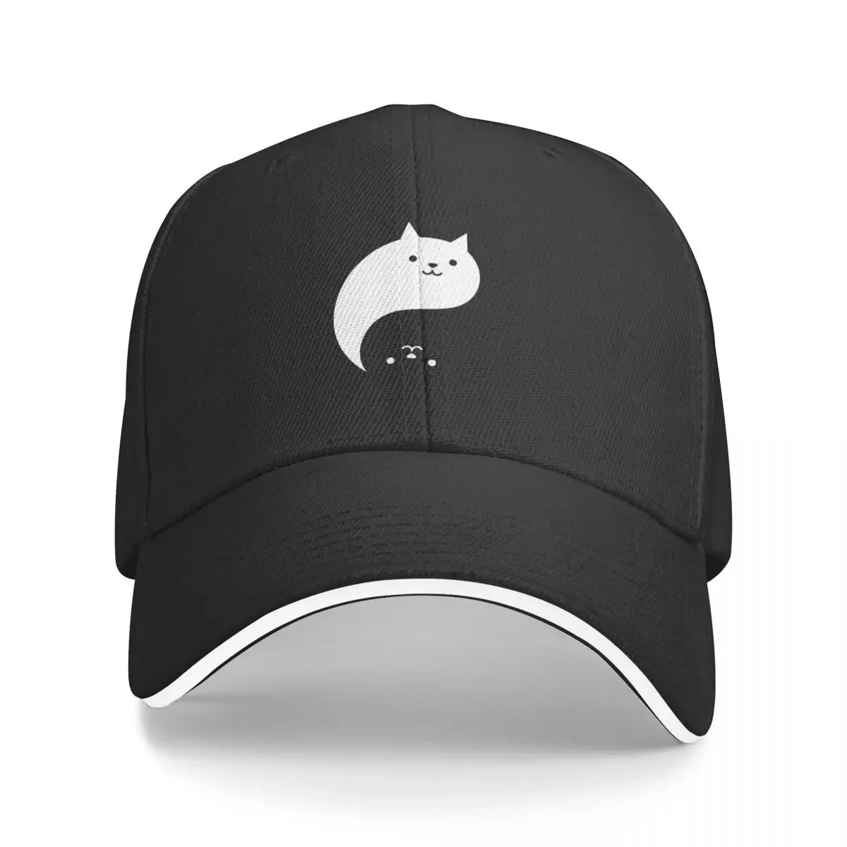 Balanced Cat Yin Yang Baseball Cap fashionable Sports Cap Hat Man Luxury Trucker Hat Women Caps Men's