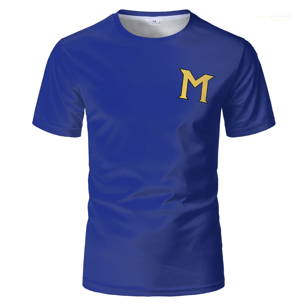 Japanese Anime Jersey 3D Print Sports Quick Dry Breathable Men T-shirt Outdoor Street Team Training Uniform Short Sleeve Summer
