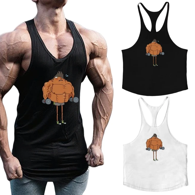 

Stringer Tank for Men, Racerback Thin Strap, Breathable for Muscle Training, Suitable for Bodybuilding, Workout Days & Gym Goers