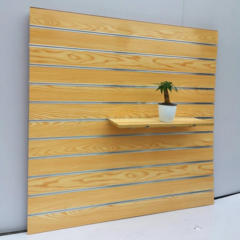 Custom. custom melamine veneer MDF slatwall fiberboard for display