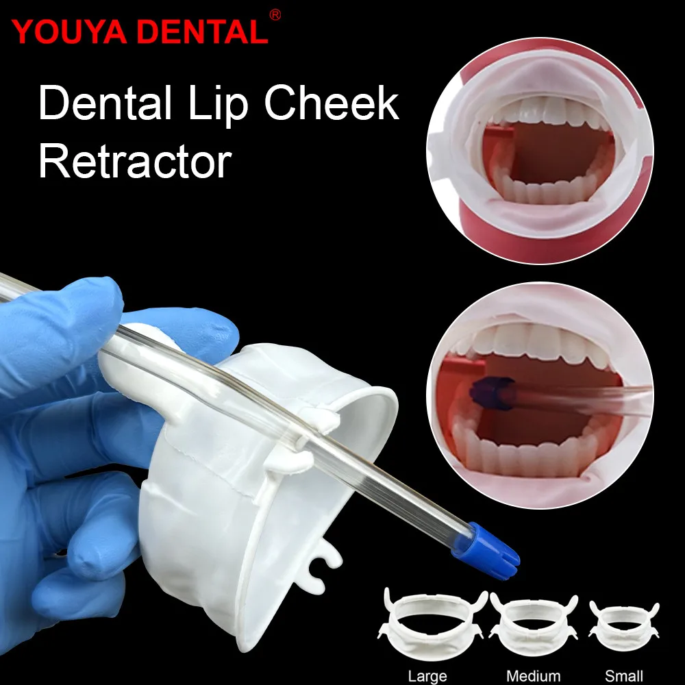 

L/M/S Dental Mouth Opener Rubber Dam Cheek Retractor O Shape Dentistry Rubber Barrier Expanders Lip Cheek Retractor Dentist Tool