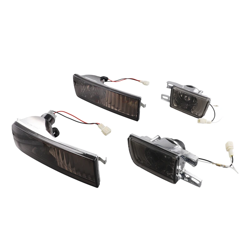 1Set Front Bumper Fog Lights+Turn Signal Lamps for Golf Mk3 1993-1998 1HM941778 1HM941777 1HM953155 1HM953156-A51M