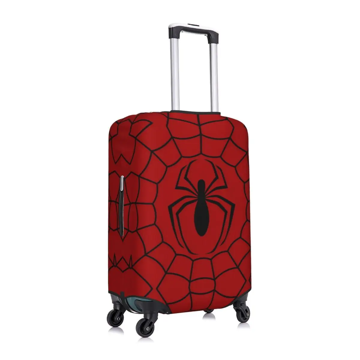 Spider Man Skinny Spider Logo Suitcase Cover Cruise Trip Protector Vacation Elastic Luggage Accesories