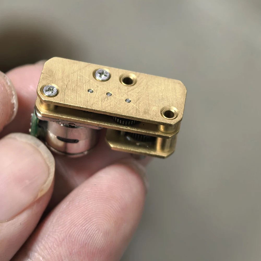 صغيرة 10 مللي متر 2-phase 4-wire الدقة محرك تروس متدرج انقلبت الناتج رمح للأداة البصرية #3