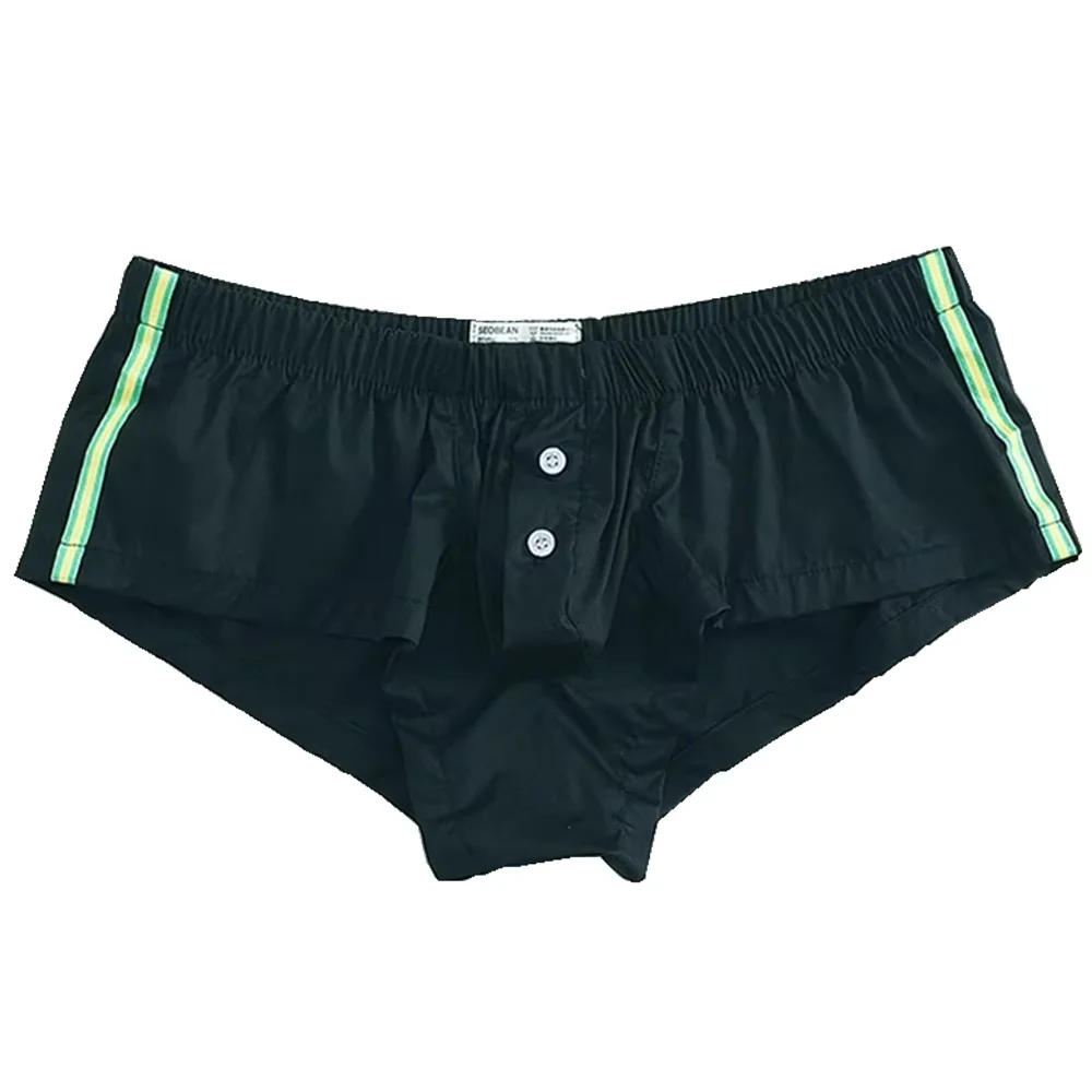 Casual Shorts for Men Sexy Low Waist U Convex Pouch Boxer Briefs Ice Silk Quick Dry Aro Pants Home Wear Underpants Sports Trunks view 4