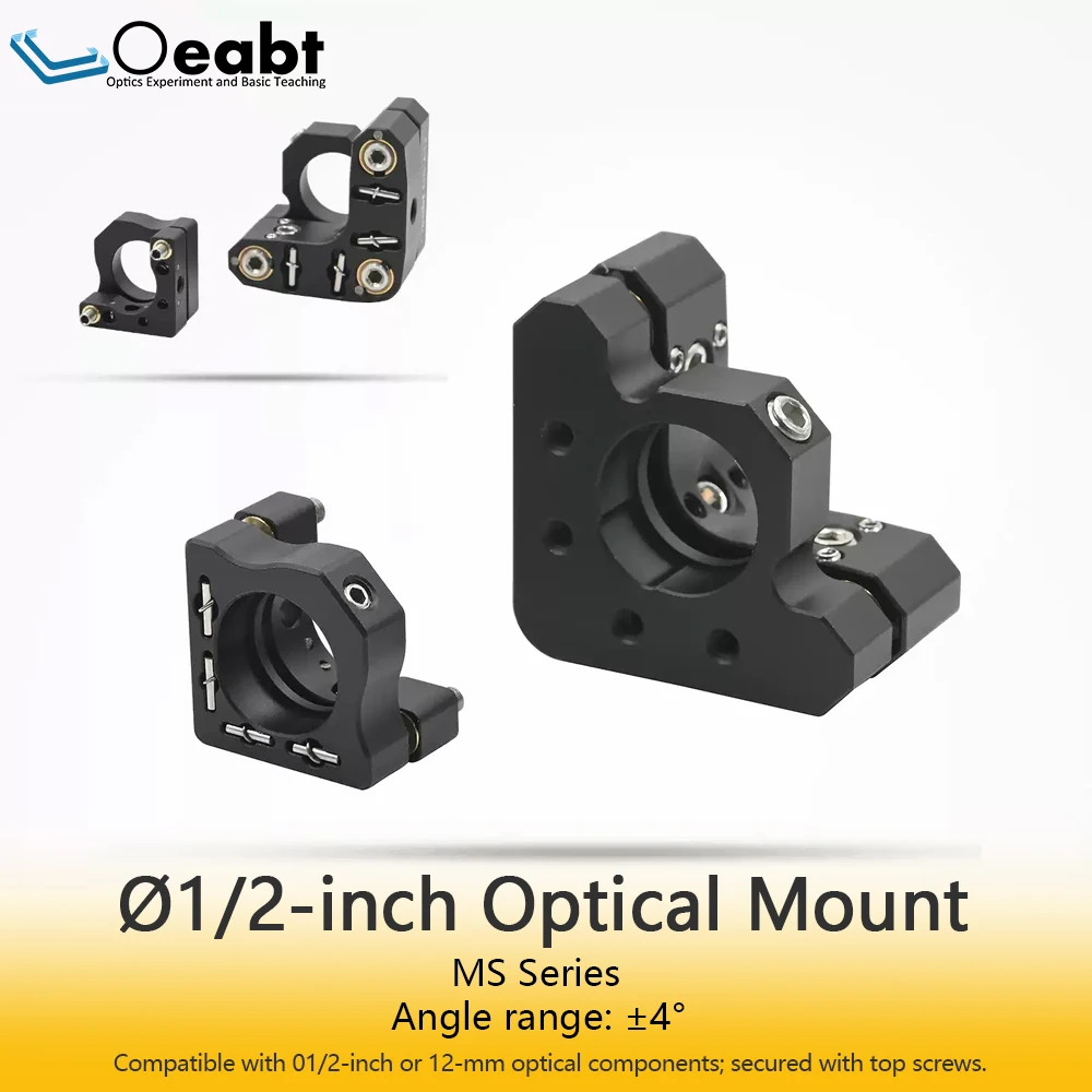 Oeabt MS-A12 MS Series Ø1/2-inch Optical Mount, Adjustable Precision Three-Axis Mount, Mini Two-Axis Mount