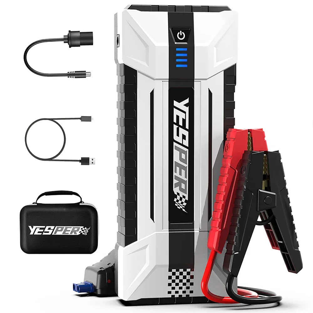 YESPER Car Jump Box 4120A PeakCurrent Jump Box Starter For Car Powerful 12V Jump Pack ALL Gas and Up to 10.0L Diesel Engine