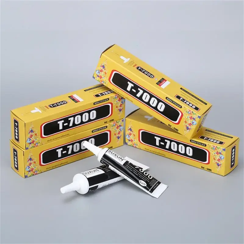 T7000 Set Multifunctional Glue Mobile Phone Screen Frame Epoxy Sealant Super Black Liquid Glue T-7000 Nail Sealant