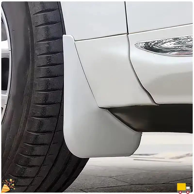 Wiel Spatborden Bescherming 4 stks/set Witte Auto Accessoires Fit Voor Volvo XC60 2018-2023 Voor, achter Spatborden