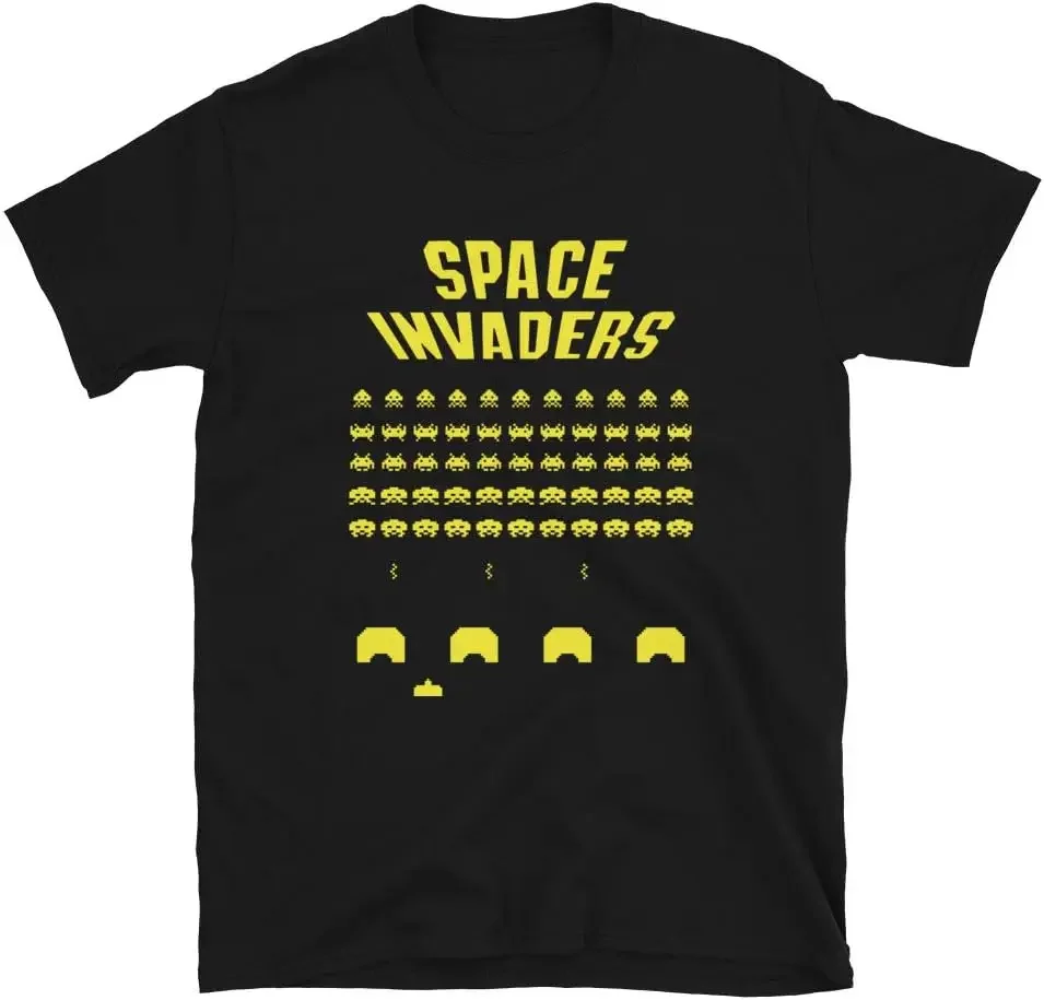 Mod.3 Arcade Space Invaders Video Game Retro Vintage 80s Aliens Console Gaming T-Shirt