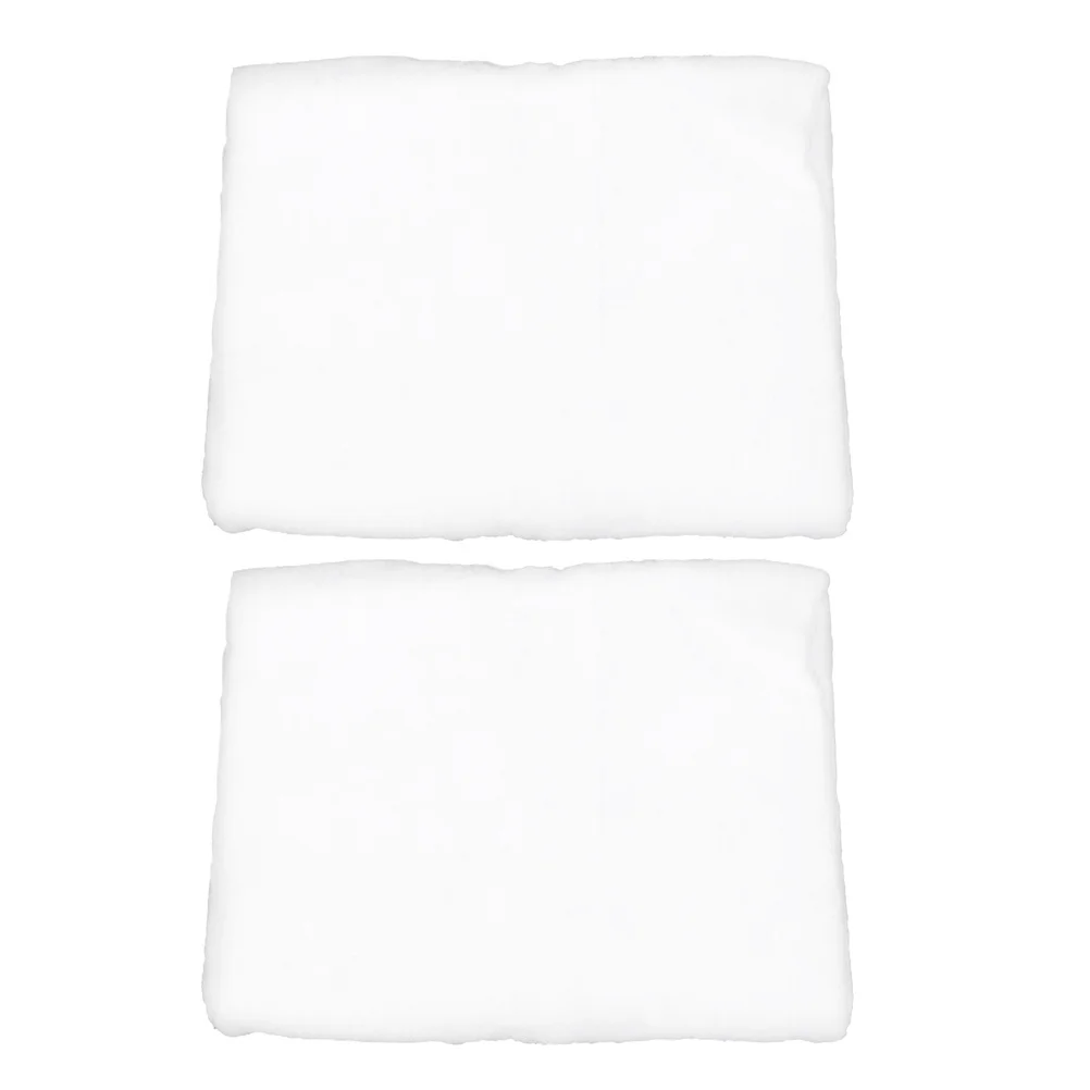 

2 Pcs Artificial Snow Cotton Carpet for Home Decoration Decorations Christmas Fake Crafts Village Blanket Chrismat