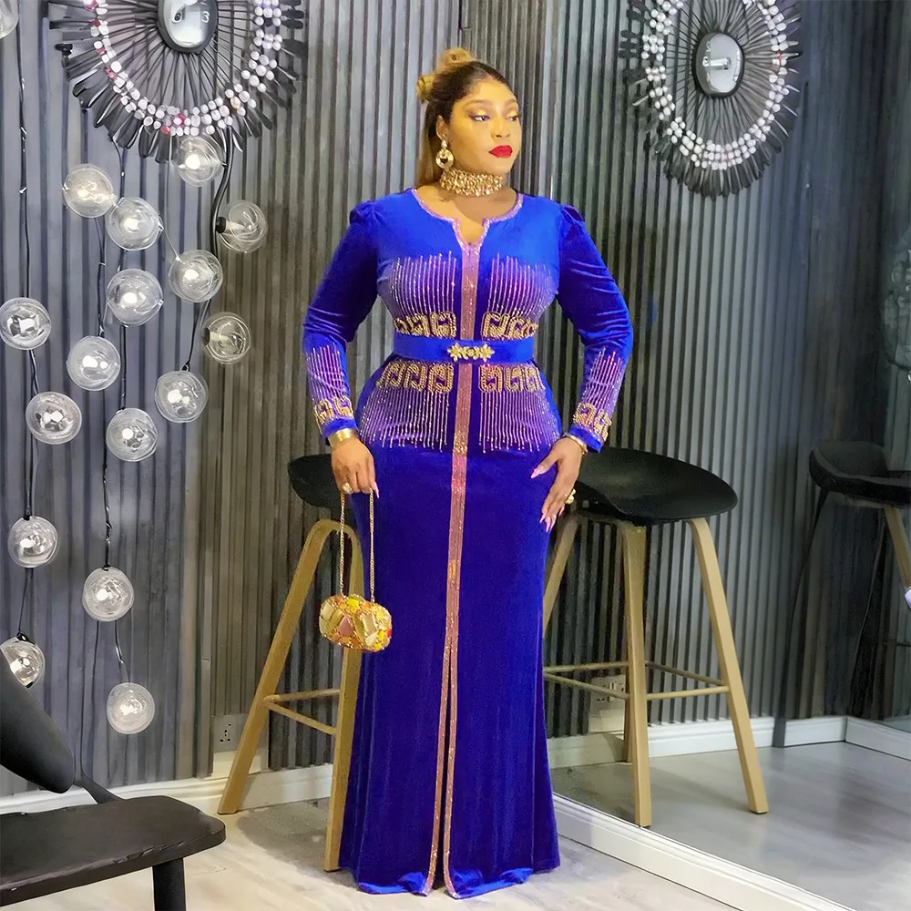 robe-de-soiree-elegante-pour-femme-style-africain-en-velours-avec-fente-avant-ornee-de-diamants-kaftan-dubai-abaya-ankara-dashiki