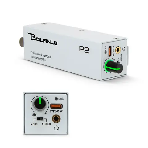 Bolanle P2 USB C PRO IEM Ultra-Compact Personal In-Ear Monitor Amplifier