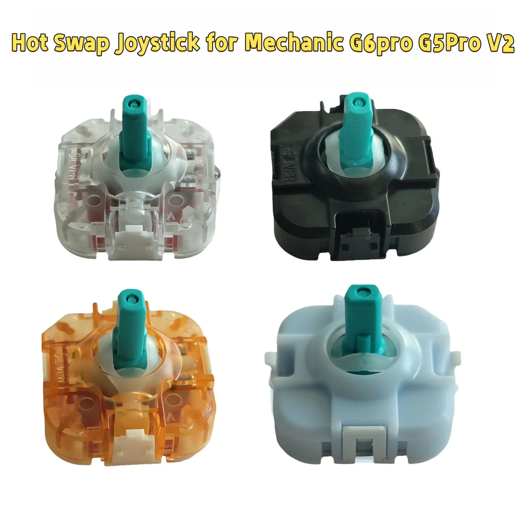 2pcs TMR for Mechanic Hall Hot Swap Joystick JS20 Multiple Tactile Options Compatible for G6pro G5pro V2 Game Controller Jh20