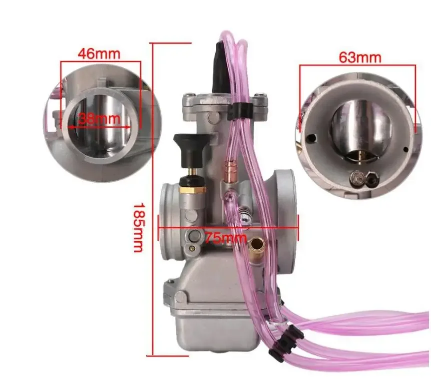 TMX38 TX38 Carburetor Motorcycle 2 Stroke Carburador For KTM125 KTM200 KTM250 KTM300 RM125 RM250 KX125 YZ125 YZ250 1C3-14101-51