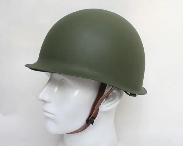 Collectable Cosplay US Army Military M1 Double-deck Green Helmet Reenactment