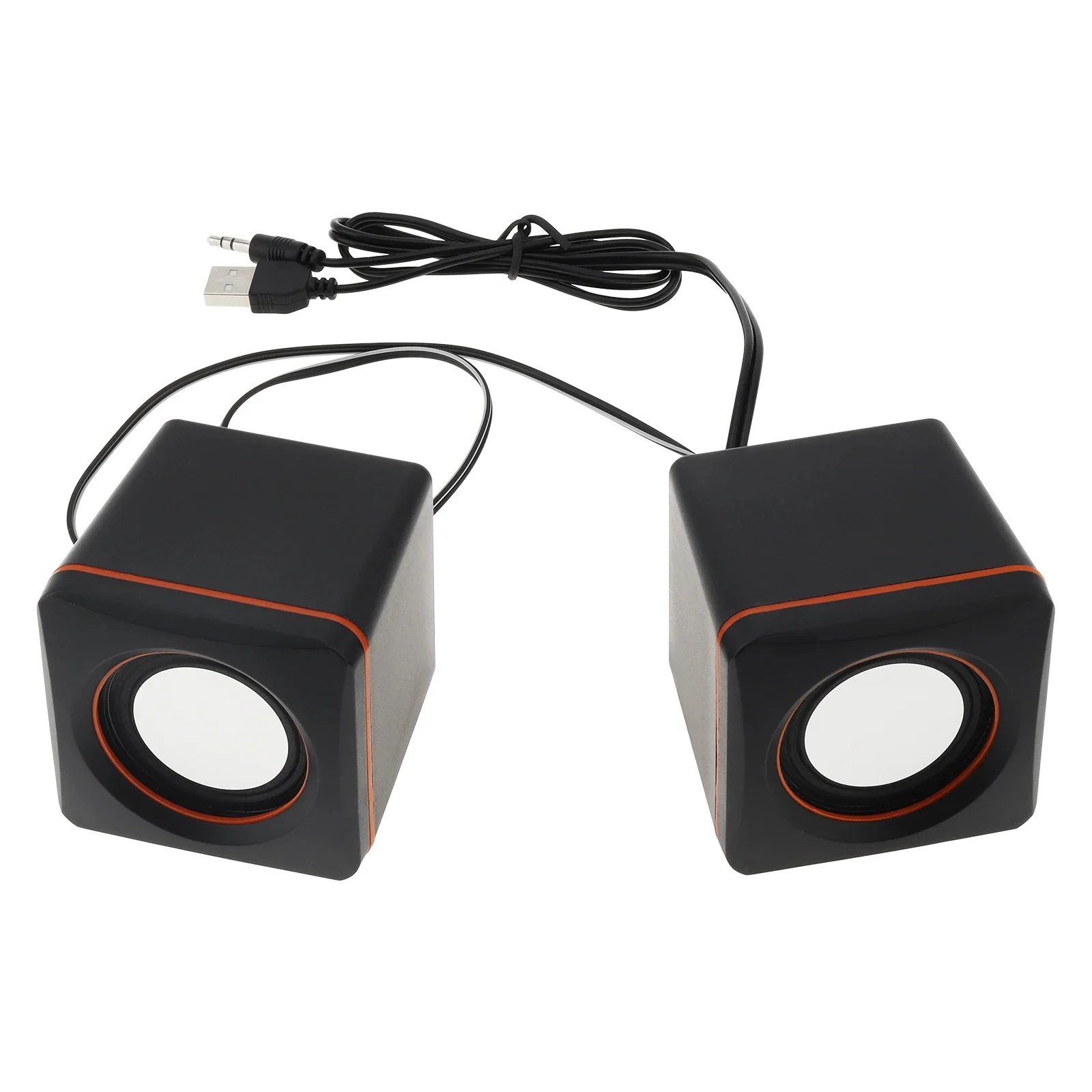 Small Computer Speaker Desktop 2.0 Laptop Mini USB Wired Subwoofer Home Office