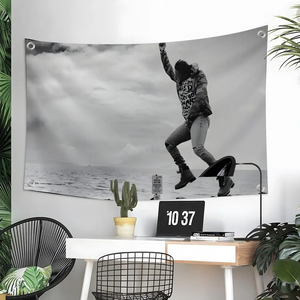 Hipop k-kendrick KDOT lamar alright Flags Custom Camping Outdoor Garden room Bedroom Decor Party Backdrops Wall Art Family Gifts
