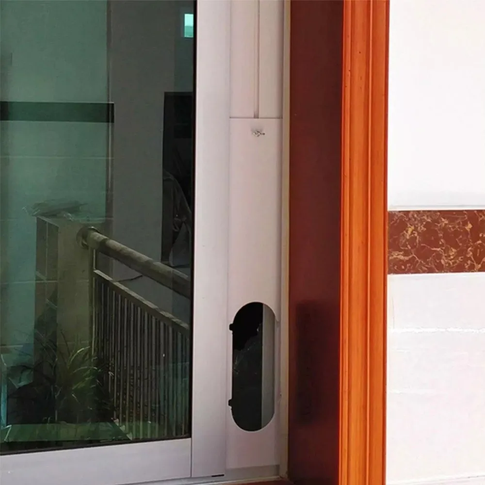 Adjustable Air Conditioner Window Vent Kit Heat Insulation Plastic Window Sealing Plate Anti-Crack Retractable