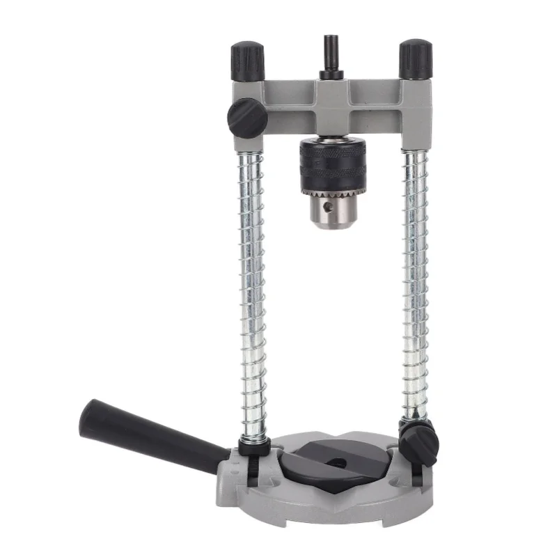 Portable Drill Guide Press Aluminum Alloy Precise Angle Cutting Adjustable Depth Drill Guide Attachment Holder For Drilling