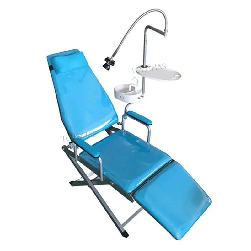 LHMC7 Dental Lab Equipment Standard Type Folding Portable Dental Chair For Patient