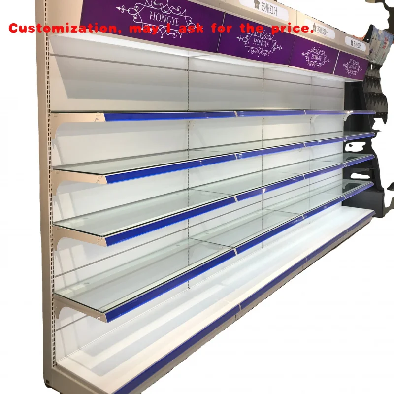 

custom.Cosmetic Shelves Retail Display Customized Store Shop Shelf Shelving Modern Gondola Rack Shopping