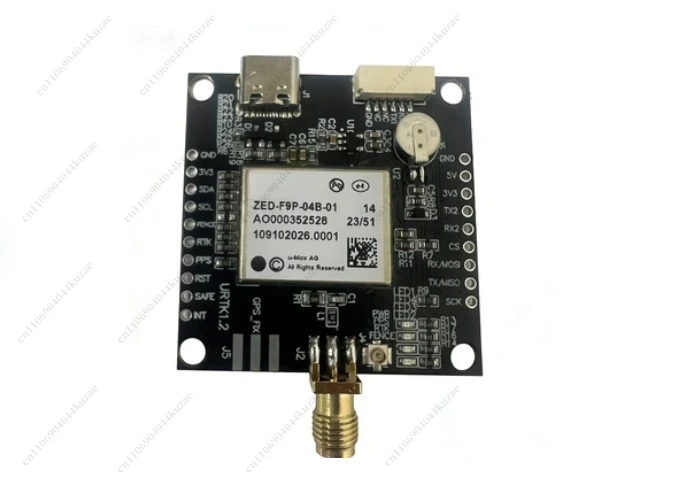 For UBLOX ZED-F9P High Precision Centimeter Differential Positioning Board TYPE-C Interface RTK Module