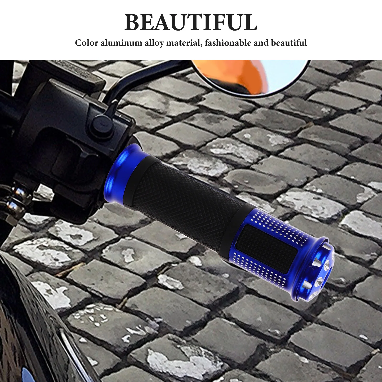 

2pcs Handlebar Durable Replacement Hand For Universal Fit Handle Grips For Bike Motorcycle Handle Protector Handlebar Hand Grip