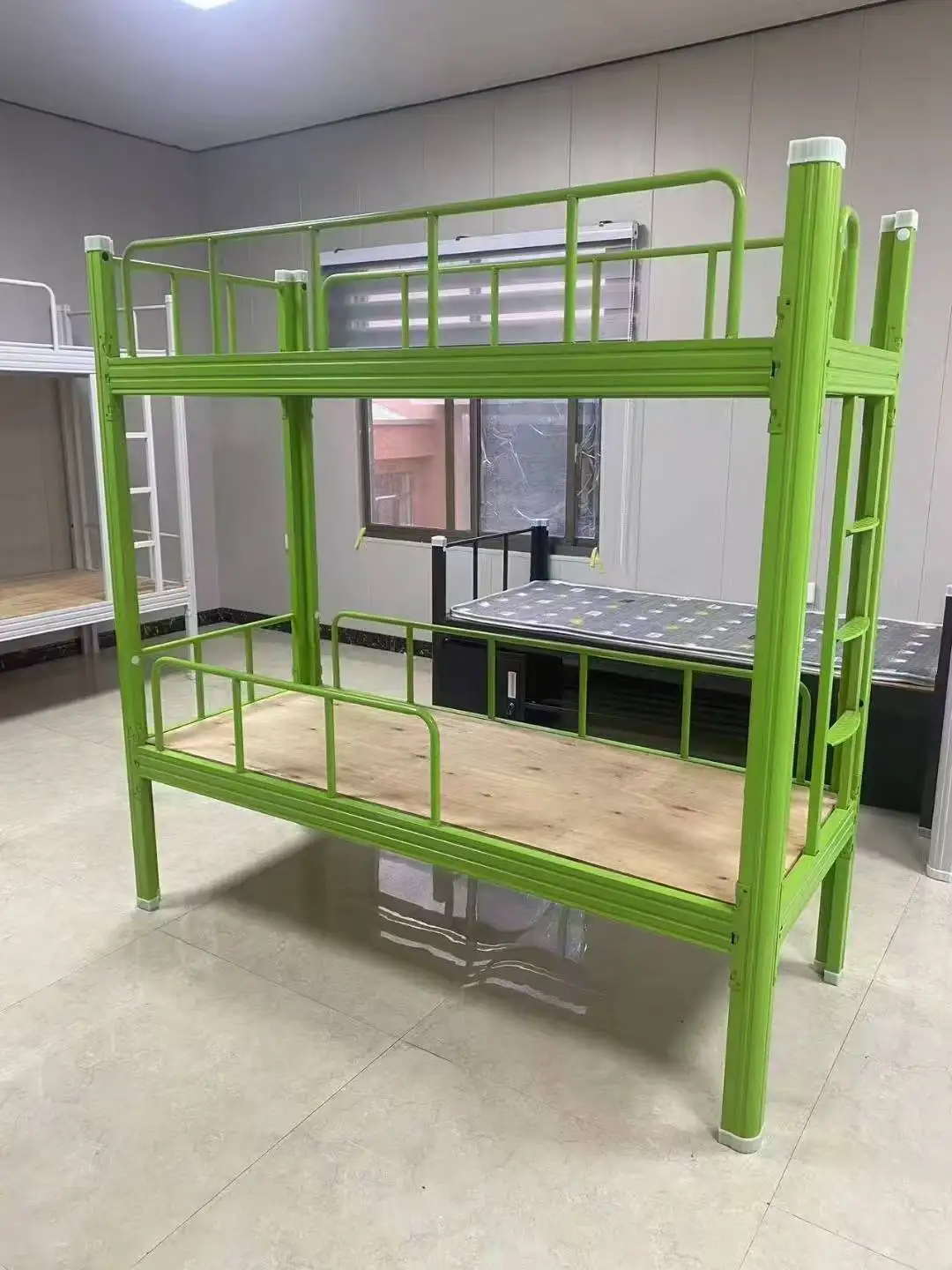 Hot Selling  Customize Double Bunk Bed Sound Proof Loft Bed with Curtain Side Ladders for Dormitory Hotel Apartment Hotstel