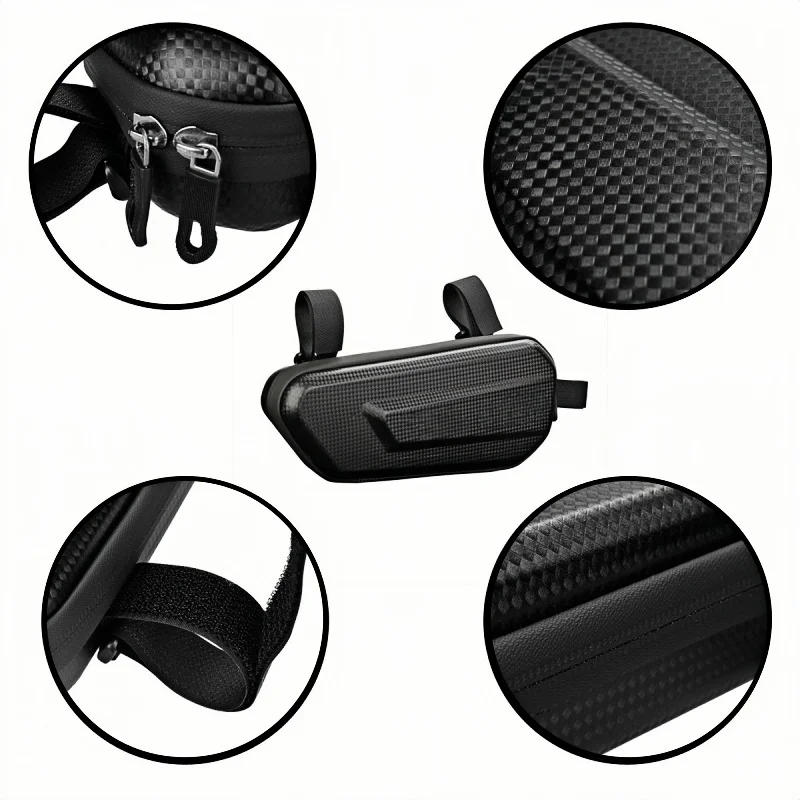 Large Capacity Motorcycle Side Bag - Universal No Logo Saddlebag, Waterproof Multifunctional Storage Pouch