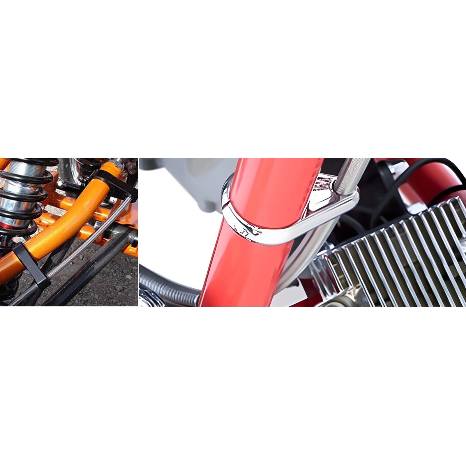 

Для мотоциклов Harley-Davidson: 2 шт. алюминиевых зажимов для тросов тормоза и сцепления