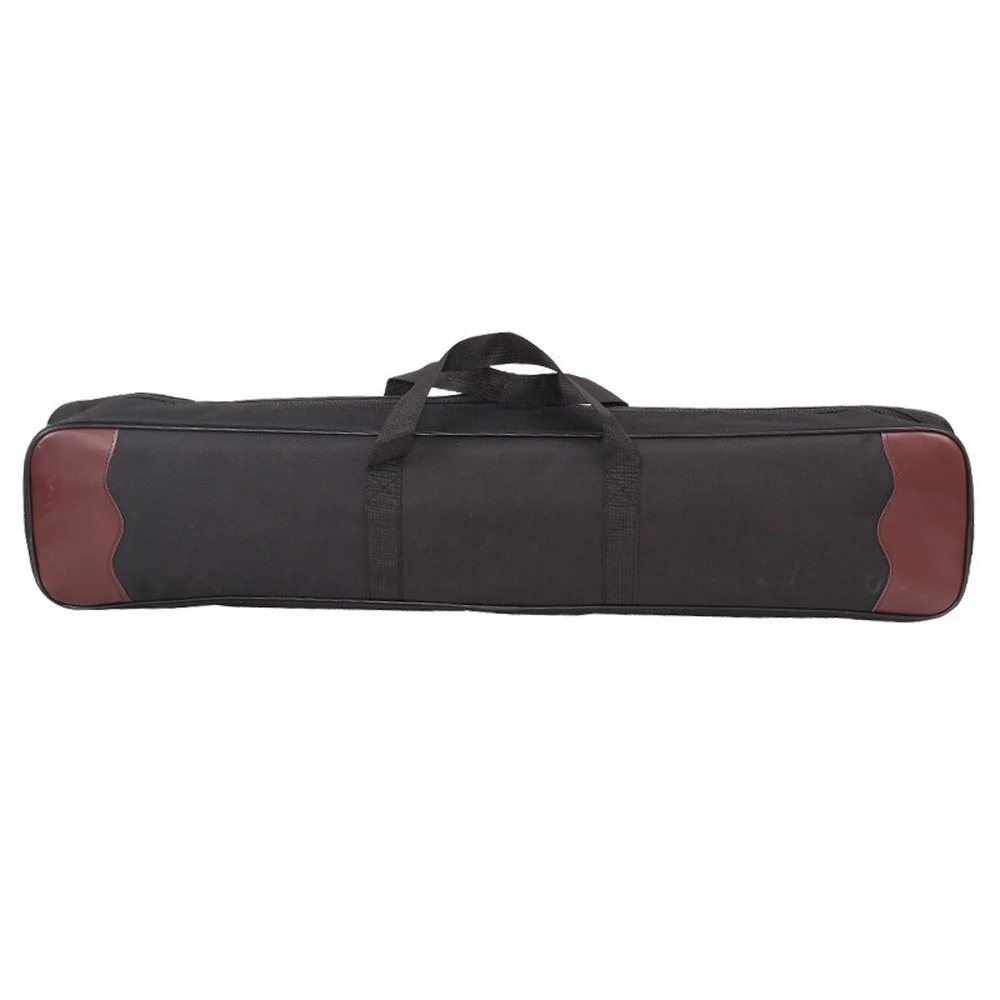 Waterproof Thick Canvas Straight Pull Recurve Bow Bag with Adjustable Shoulder Strap for Tactical Outdoor Archery Gear